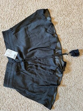 H&M beach wear black shorts